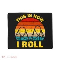 Cool Roller Coaster For  Amusement Theme Park Retro Mousepad thumb 0