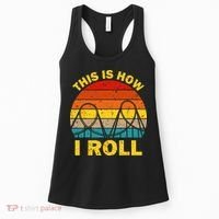 Cool Roller Coaster For  Amusement Theme Park Retro Women's Tank Top thumb 0