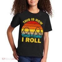 Cool Roller Coaster For  Amusement Theme Park Retro Kids T-Shirt thumb 2