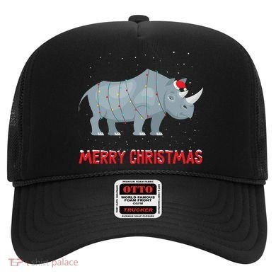 Cute Rhino Christmas Tree Lights Xmas Holidays Great Gift Hat
