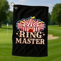 Circus Ringmaster Golf Towel thumb 1