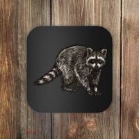 Cute Raccoon Coaster thumb 0