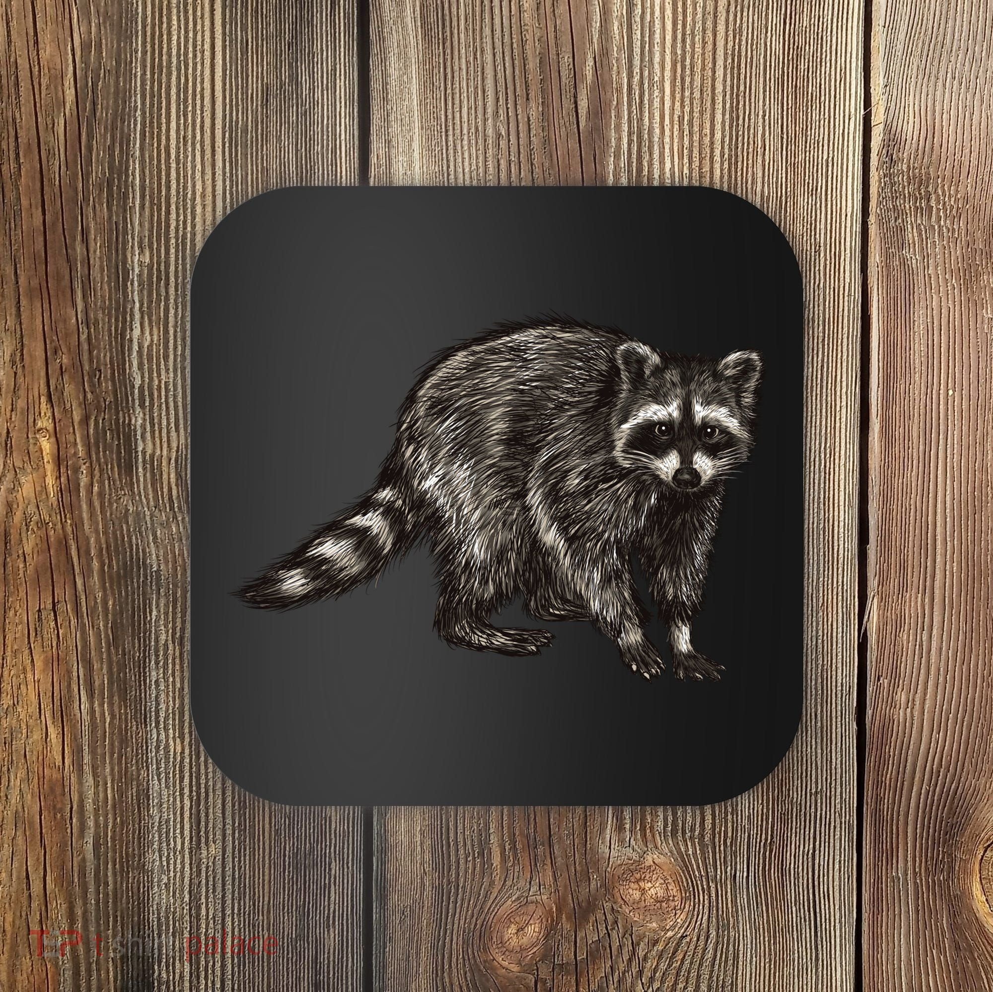 Cute Raccoon Coaster