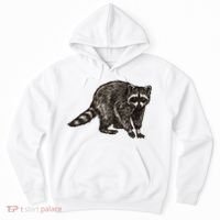 Cute Raccoon Hoodie thumb 0