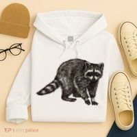 Cute Raccoon Hoodie thumb 4