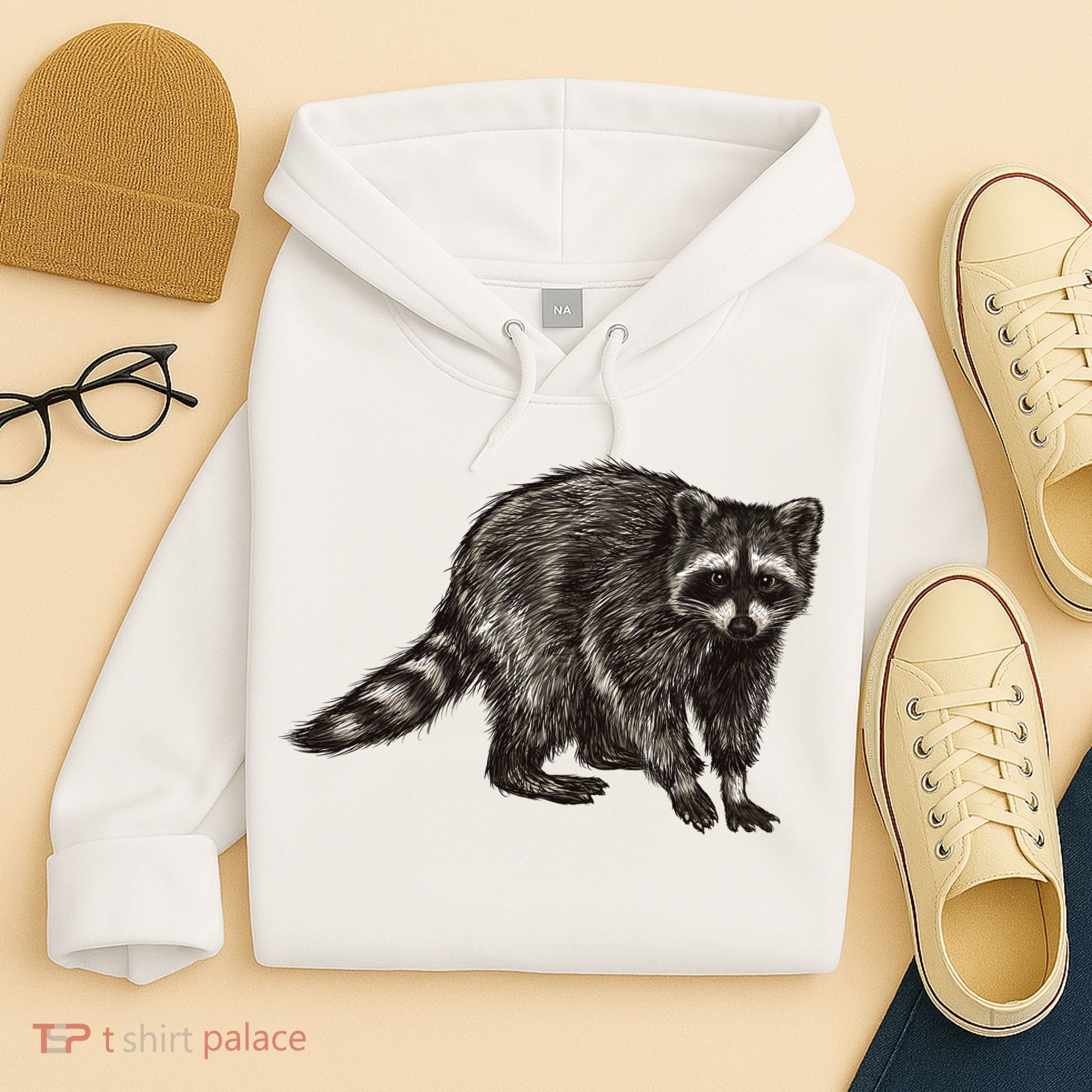 Cute Raccoon Hoodie