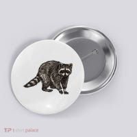 Cute Raccoon Button thumb 0