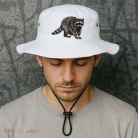 Cute Raccoon Bucket Hat thumb 2