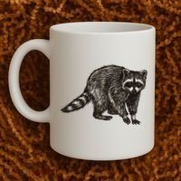 Cute Raccoon Coffee Mug thumb 2