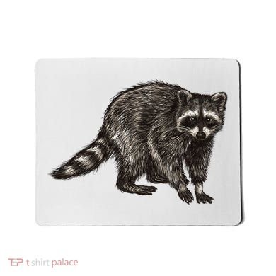 Cute Raccoon Mousepad