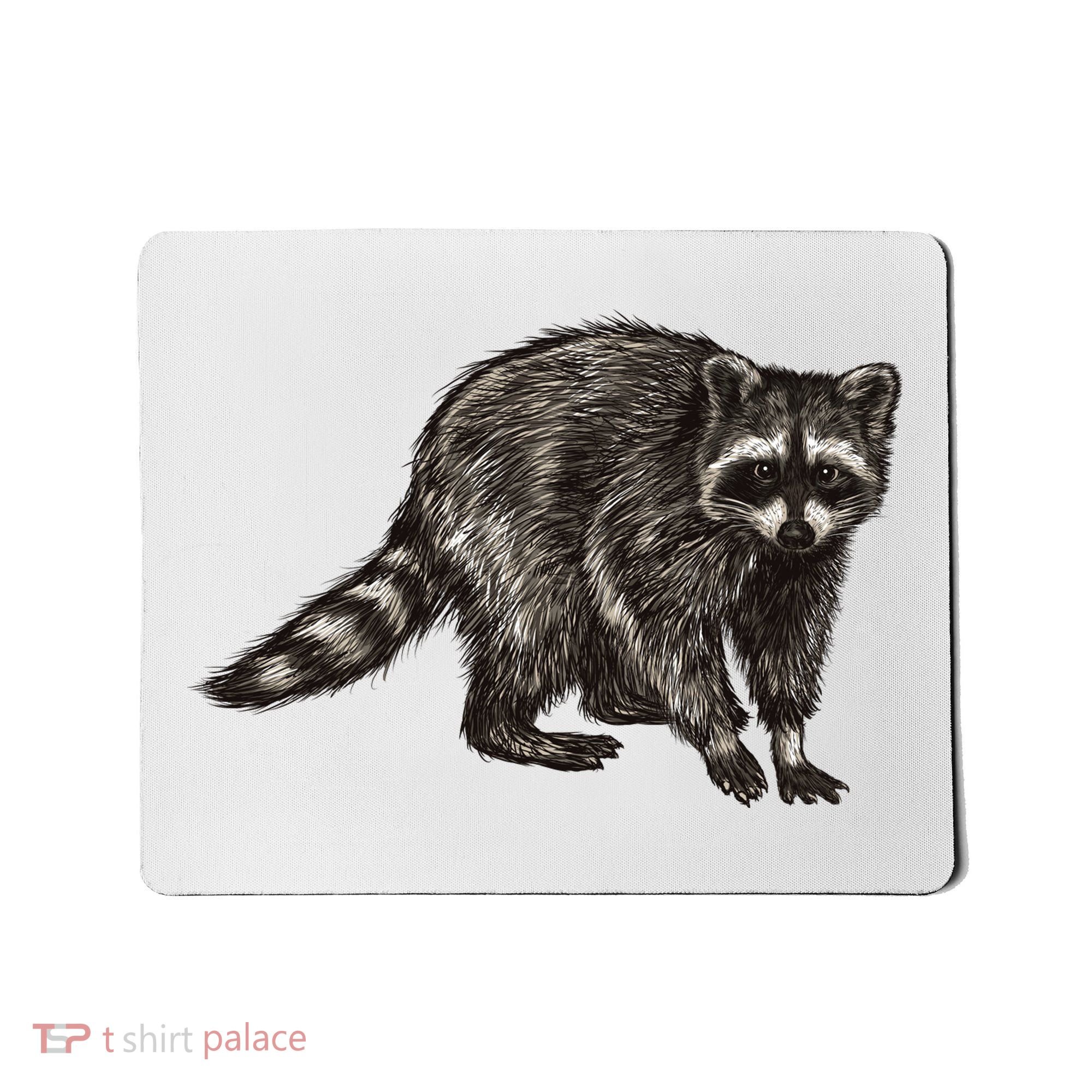 Cute Raccoon Mousepad