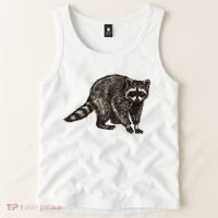 Cute Raccoon Tank Top thumb 2