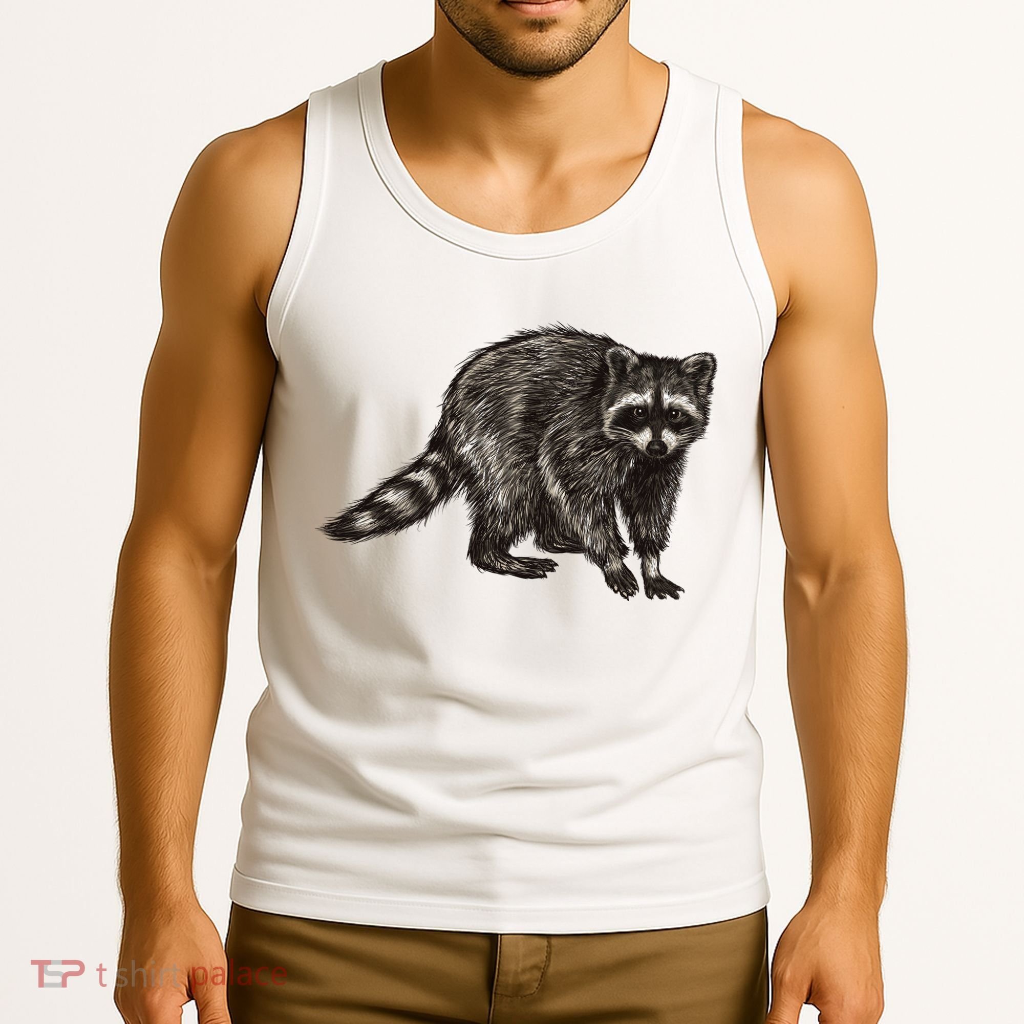 Cute Raccoon Tank Top