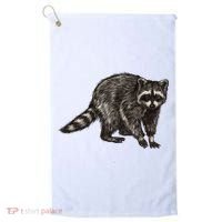 Cute Raccoon Golf Towel thumb 0