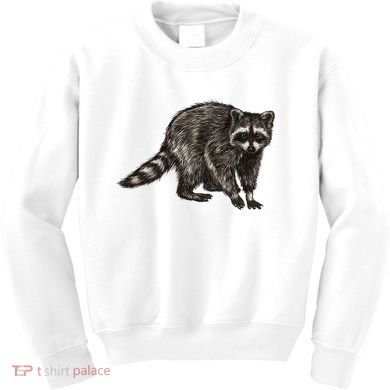 Cute Raccoon Kids Sweatshirt