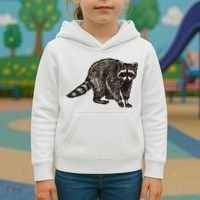 Cute Raccoon Kids Hoodie thumb 3