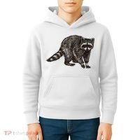 Cute Raccoon Kids Hoodie thumb 4