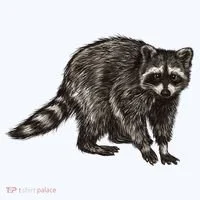 Cute Raccoon Kids Long Sleeve Shirt thumb 2