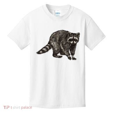 Cute Raccoon Kids T-Shirt