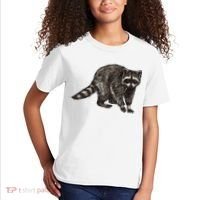 Cute Raccoon Kids T-Shirt thumb 2