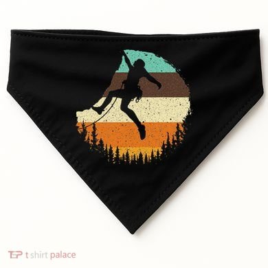 Cool Rock Climbing For Women Mountain Climber Bouldering USA-Made Doggie Bandana