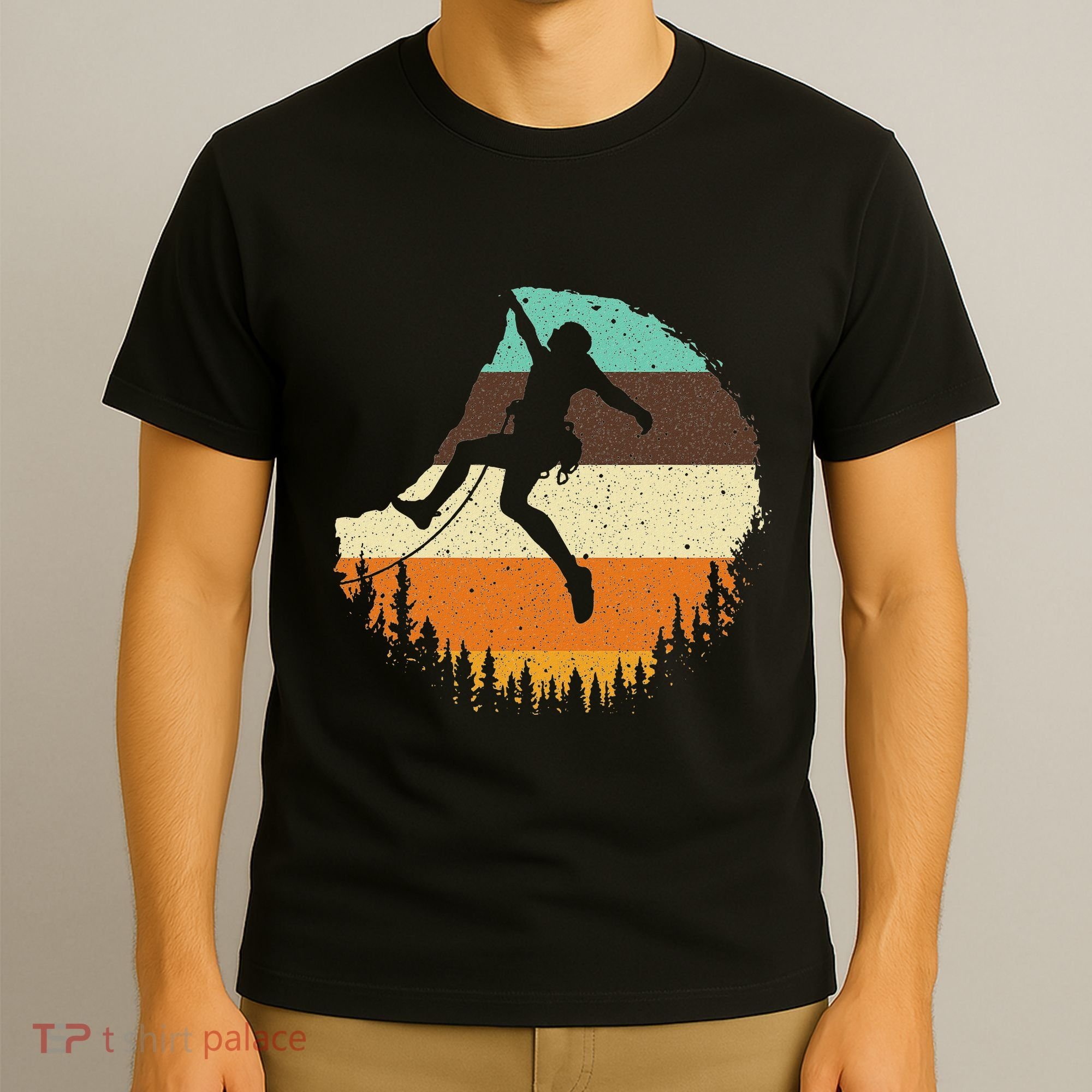 Cool Rock Climbing For Women Mountain Climber Bouldering T-Shirt