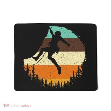 Cool Rock Climbing For Women Mountain Climber Bouldering Mousepad
