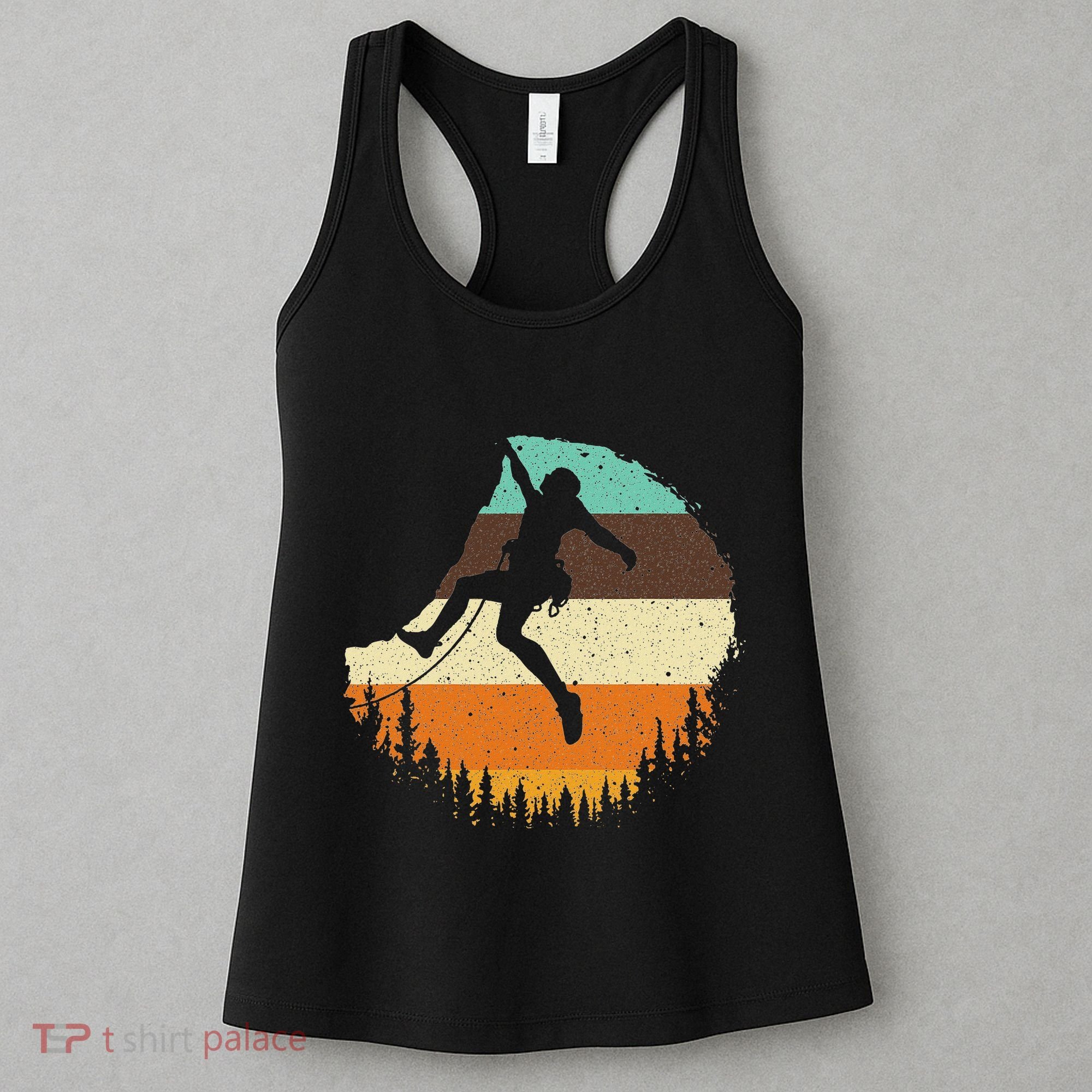 Cool Rock Climbing For Women Mountain Climber Bouldering Women's Tank Top