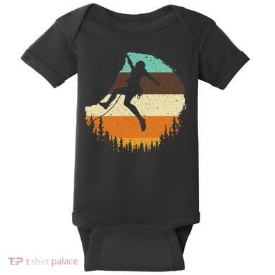 Cool Rock Climbing For Women Mountain Climber Bouldering Baby Bodysuit