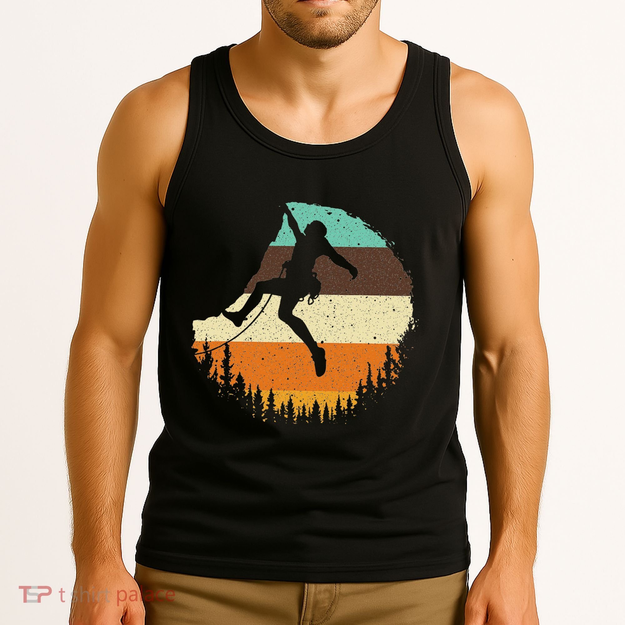Cool Rock Climbing For Women Mountain Climber Bouldering Tank Top