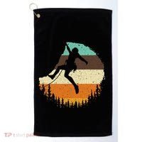 Cool Rock Climbing For Women Mountain Climber Bouldering Golf Towel thumb 0