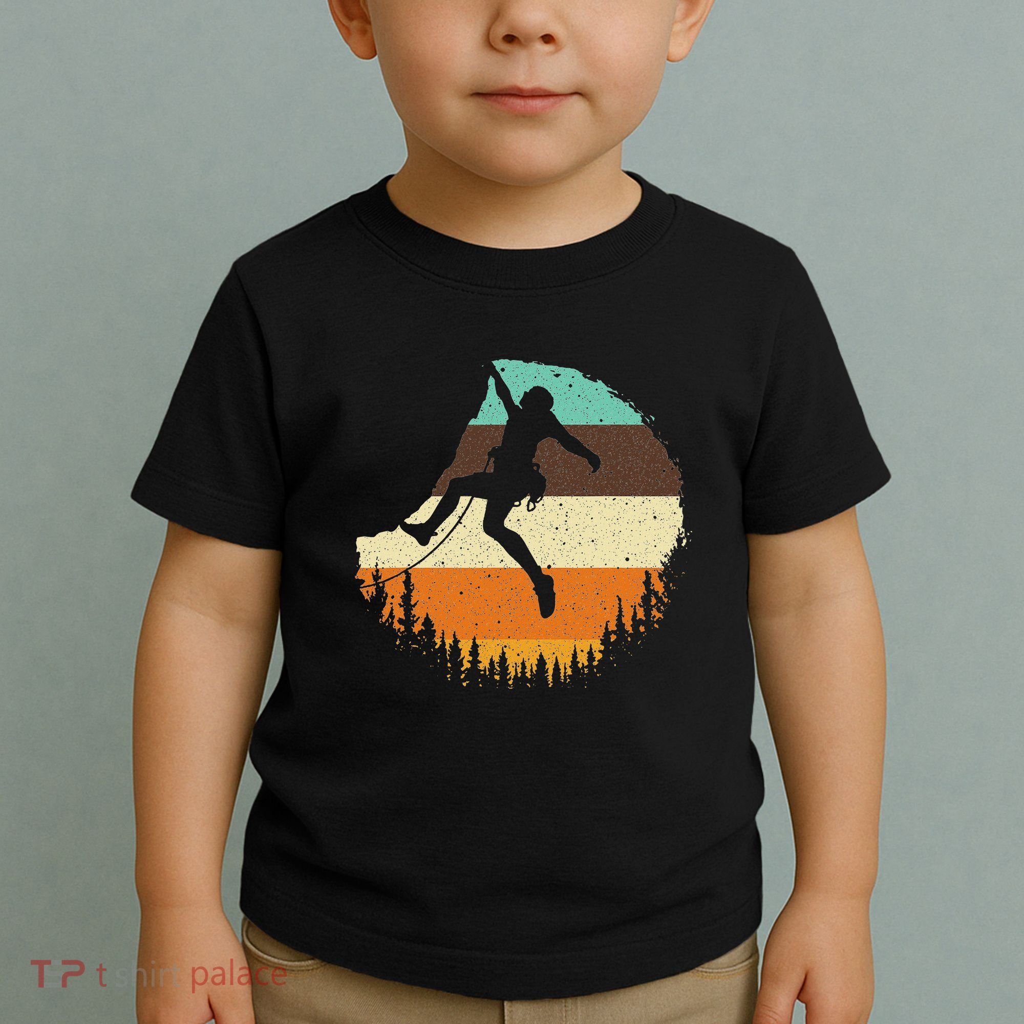 Cool Rock Climbing For Women Mountain Climber Bouldering Toddler T-Shirt
