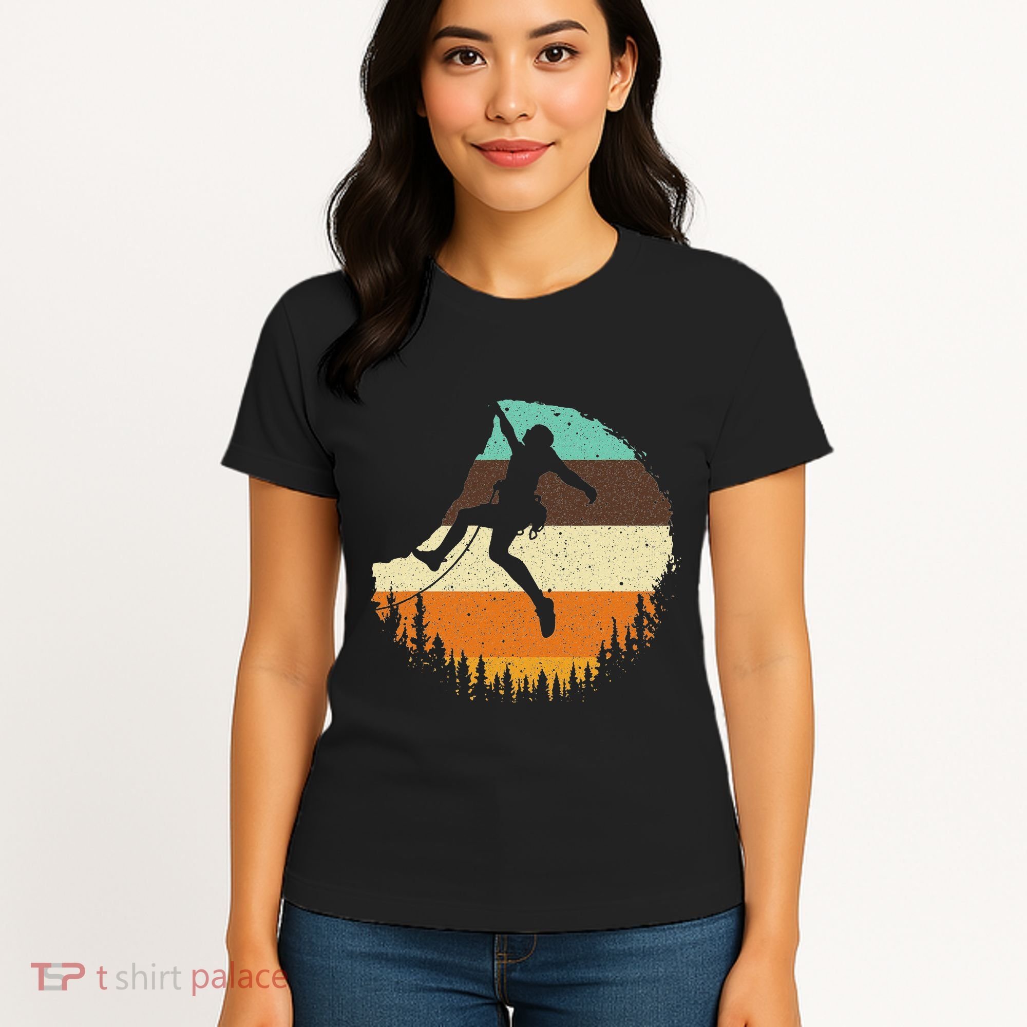 Cool Rock Climbing For Women Mountain Climber Bouldering Women's T-Shirt