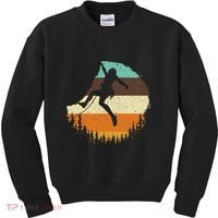 Cool Rock Climbing For Women Mountain Climber Bouldering Kids Sweatshirt thumb 0