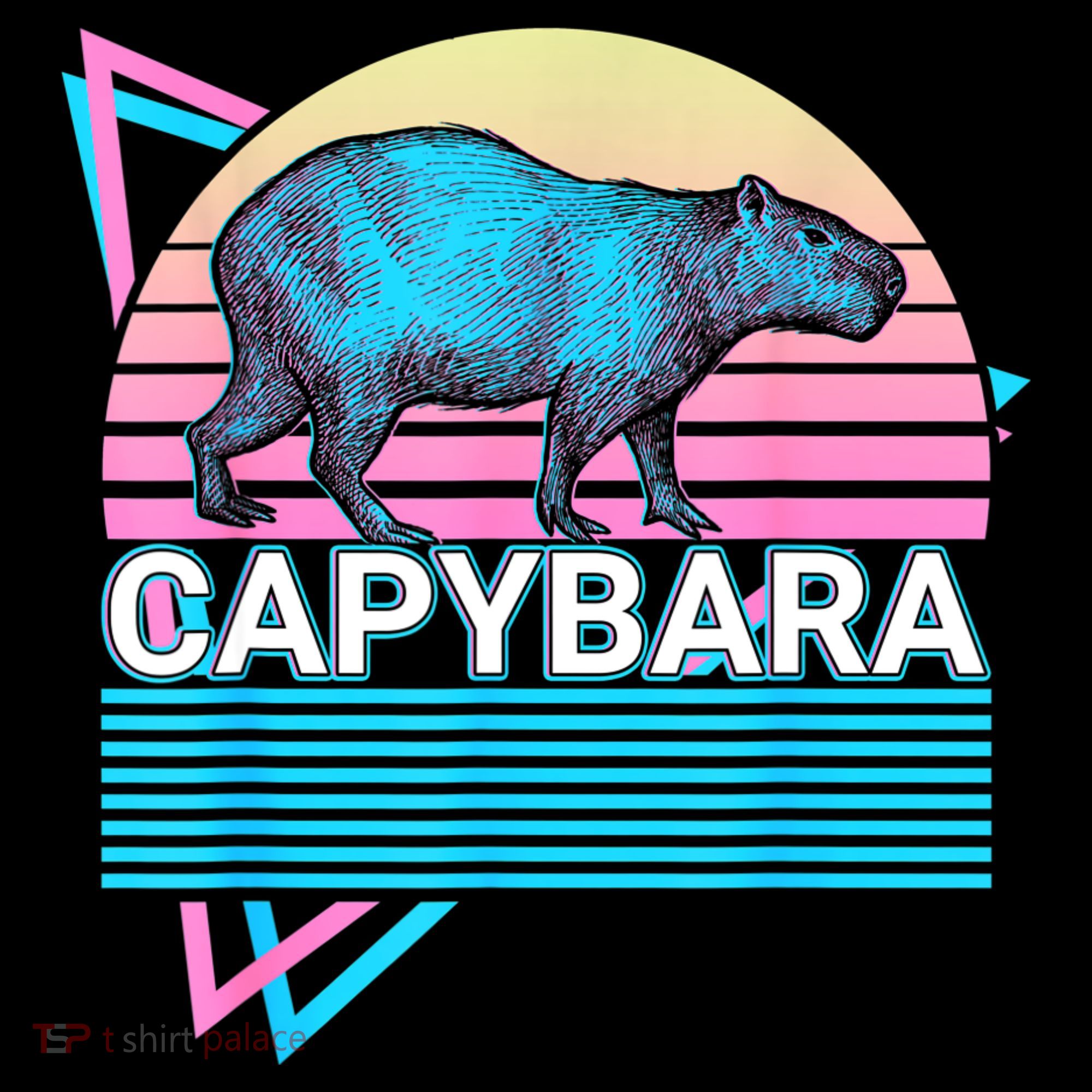 Capybara Retro Backpack