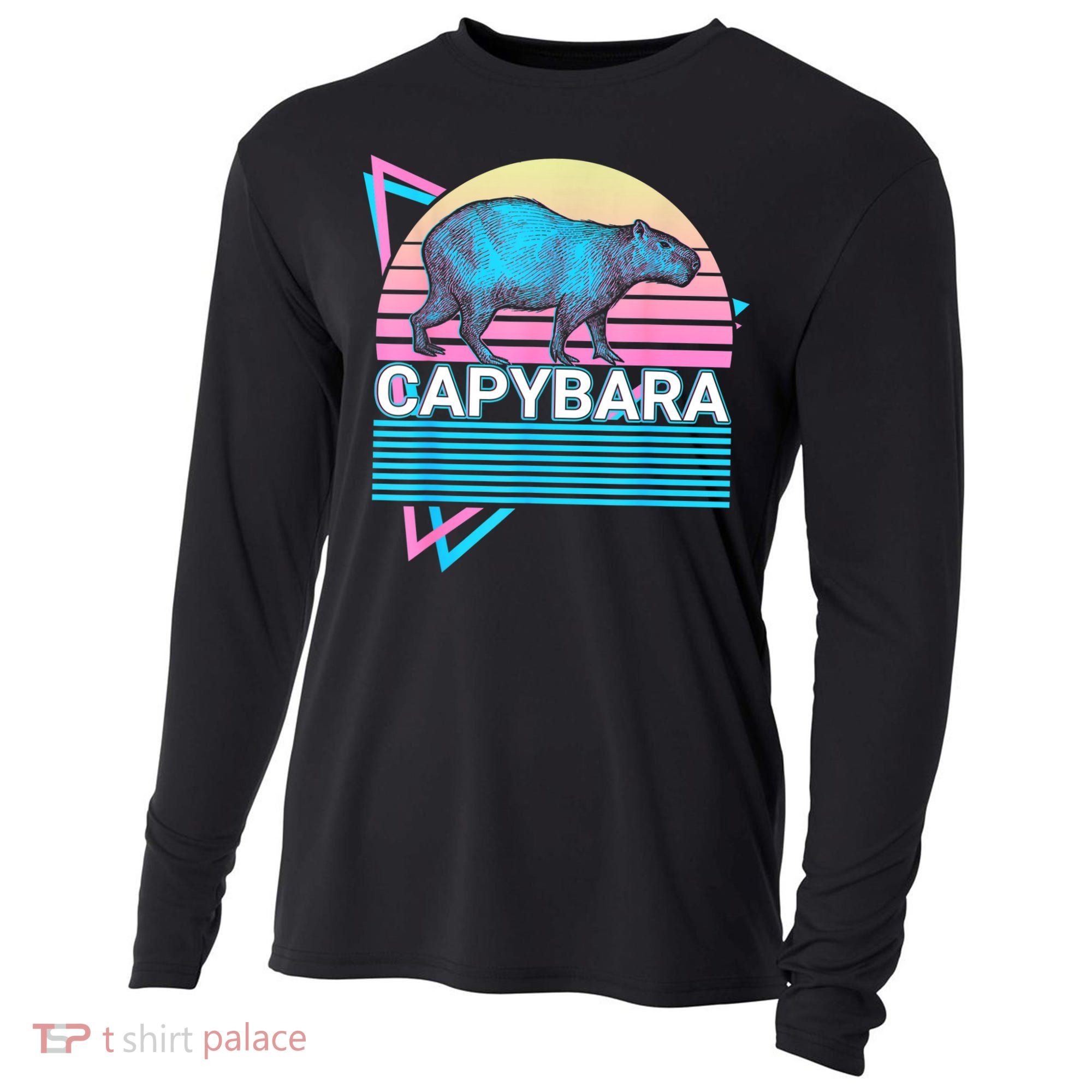 Capybara Retro Cooling Performance Long Sleeve Crew