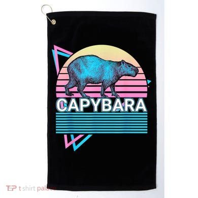 Capybara Retro Golf Towel