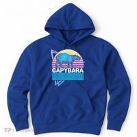 Capybara Retro Hoodie thumb 0