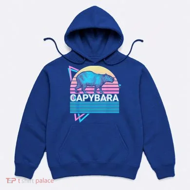 Capybara Retro Hoodie