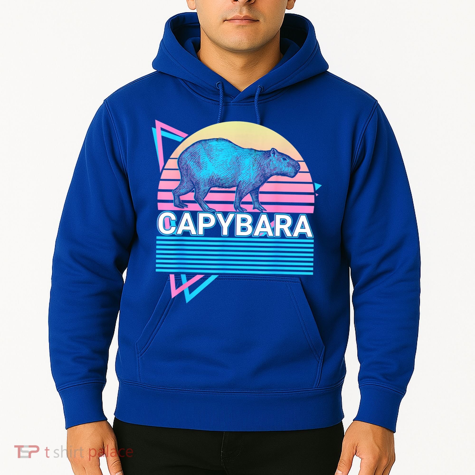 Capybara Retro Hoodie