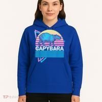 Capybara Retro Hoodie thumb 5