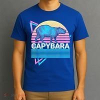 Capybara Retro T-Shirt thumb 3