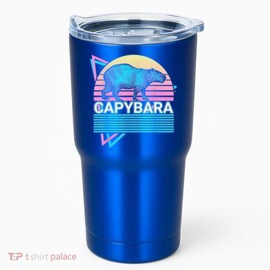 Capybara Retro Tumbler