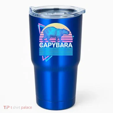Capybara Retro Tumbler