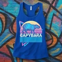 Capybara Retro Women's Tank Top thumb 3