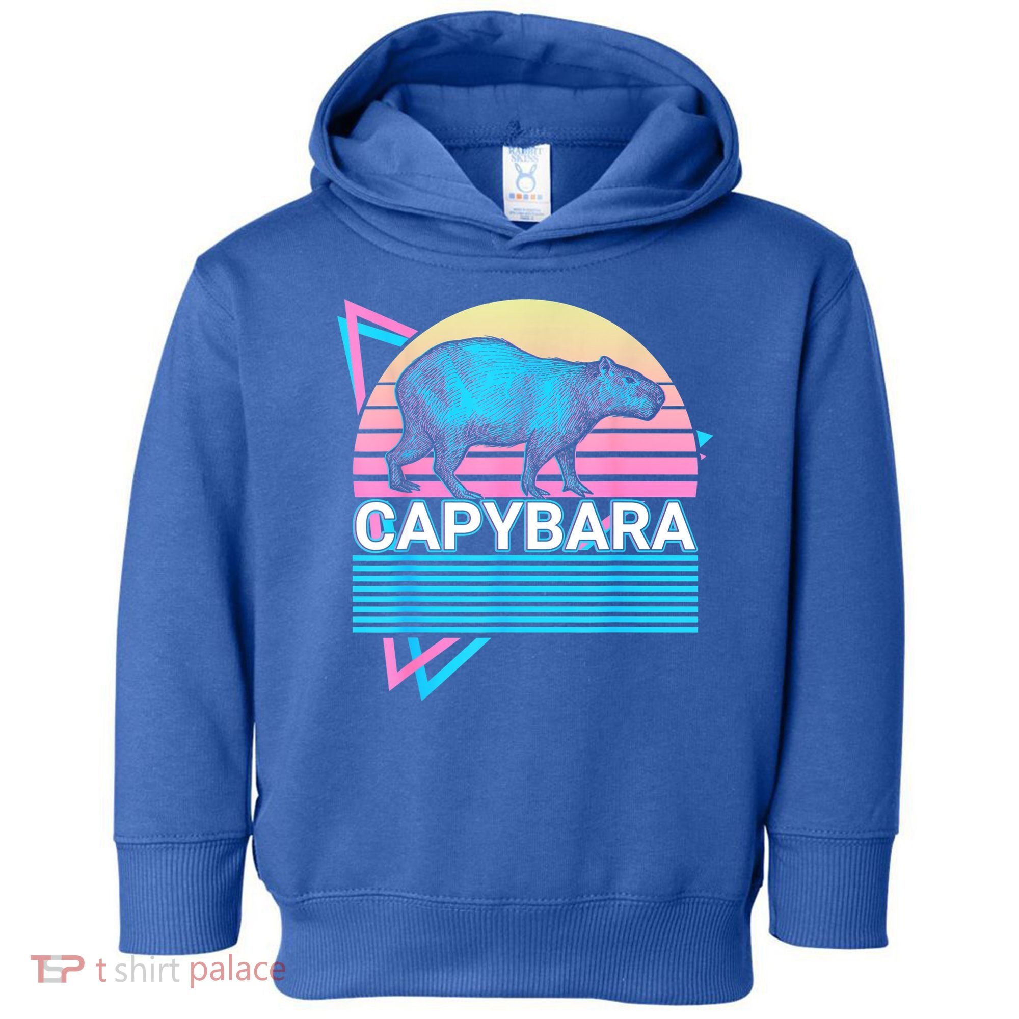Capybara Retro Toddler Hoodie