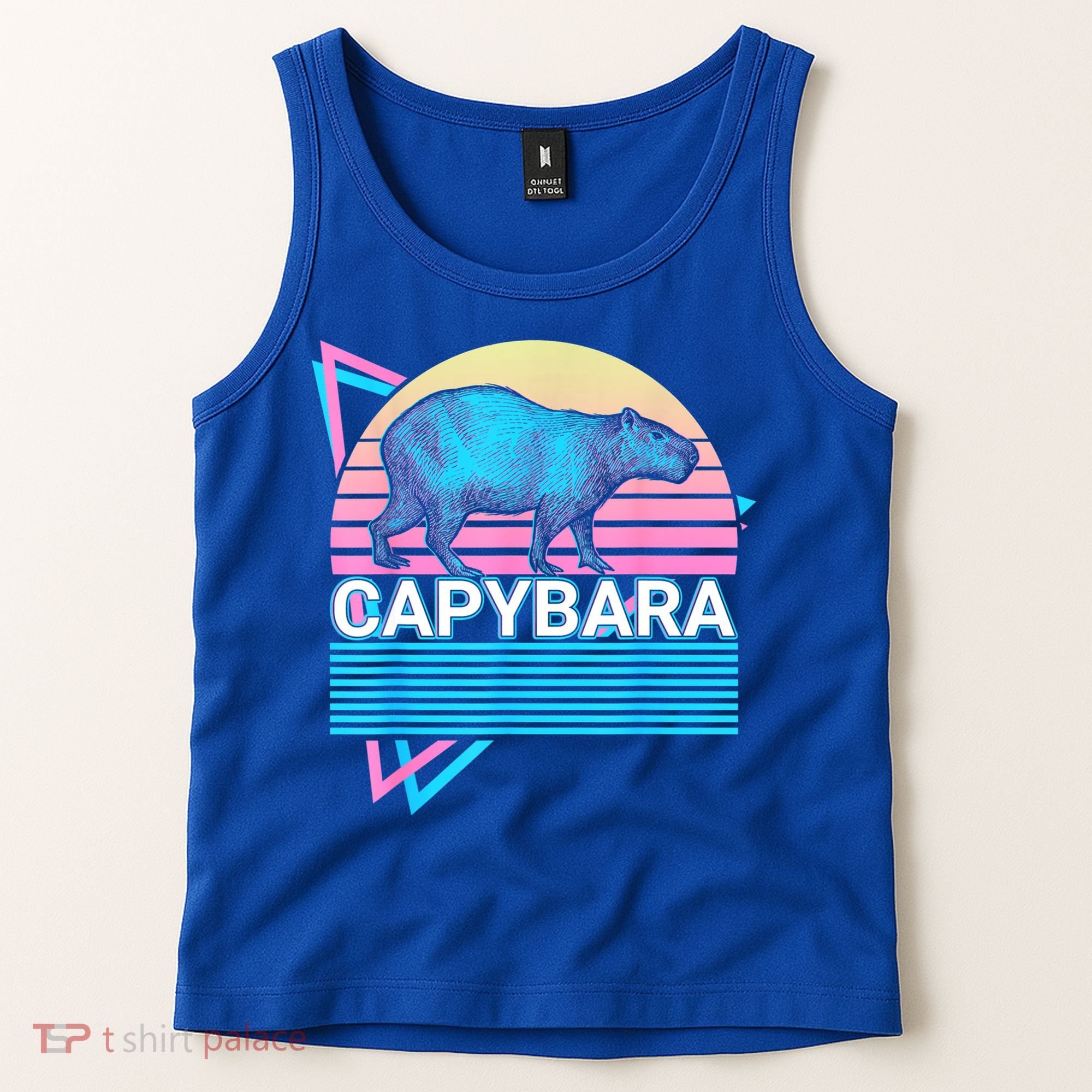 Capybara Retro Tank Top