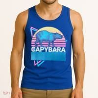 Capybara Retro Tank Top thumb 3