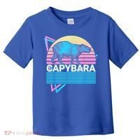 Capybara Retro Toddler T-Shirt thumb 0