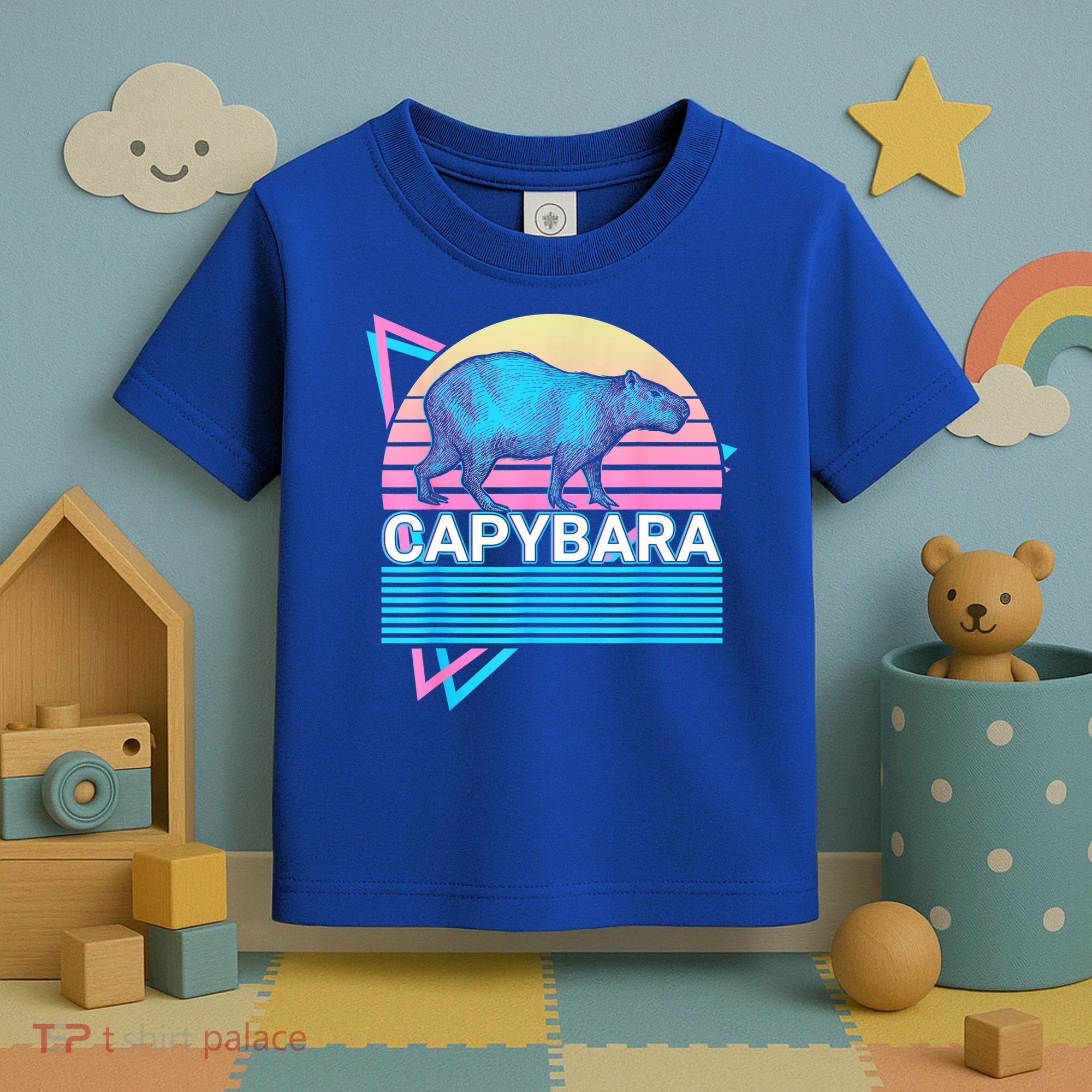 Capybara Retro Toddler T-Shirt